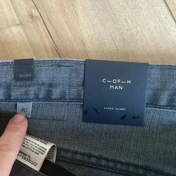 NWT Citizens of Humanity Men's Noah Super Skinny Low Rise Jean Shaker Heights 40 - Picture 8 of 11